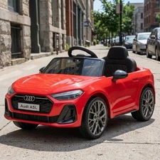 Детский электромобиль M 6506EBLR-3 красный Audi с двумя моторами по 35W